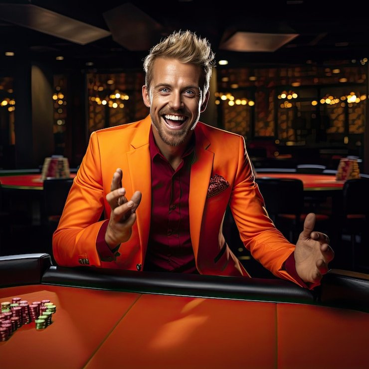 Casino Hold'em betting interface on palem4d login showing card layout and betting buttons